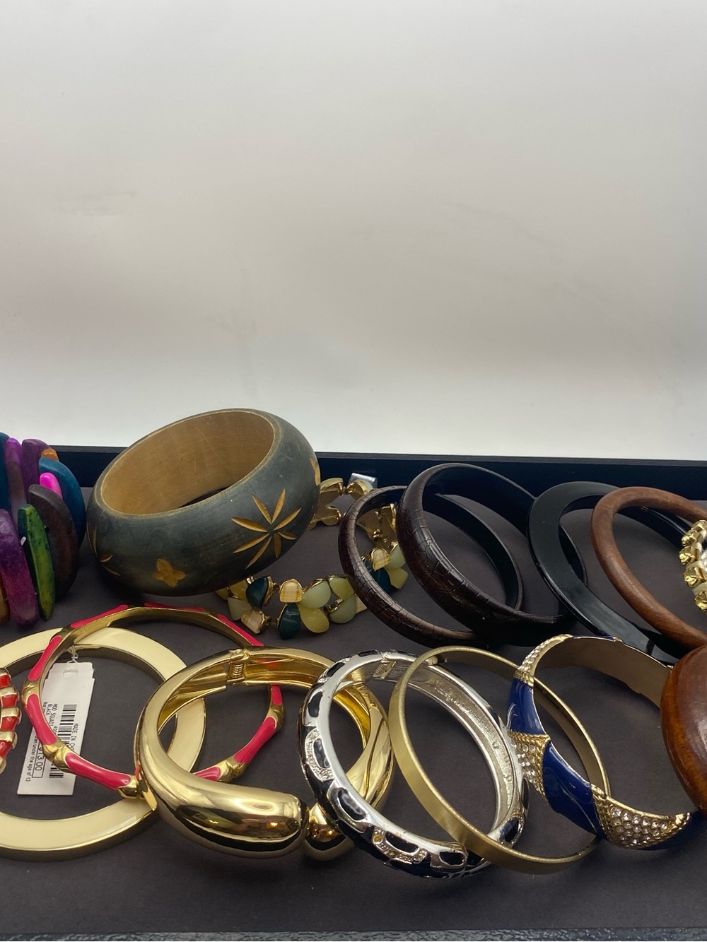 Assorted Women's Bangle Bracelet Set in Multicolor and Gold